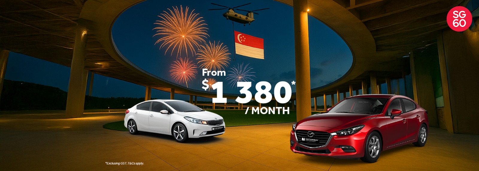 Car leasing at $1,380